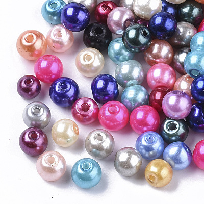 Glass Pearl Beads HY-S003-6mm-1