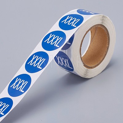 Paper Self-Adhesive Clothing Size Labels DIY-A006-B07-1