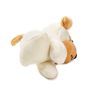 Cartoon PP Cotton Plush Simulation Soft Stuffed Animal Toy Dog Pendants Decorations HJEW-K043-06-1