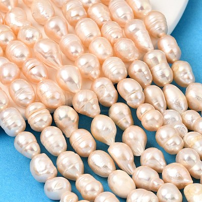 Natural Cultured Freshwater Pearl Beads Strands PEAR-F020-05A-1