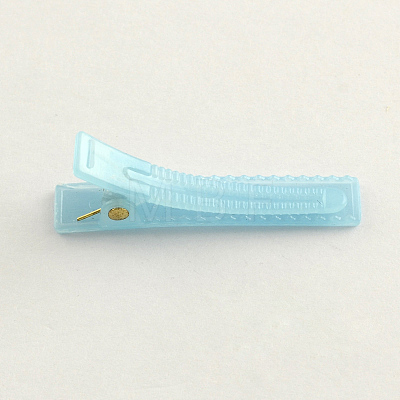 Candy Color Small Plastic Alligator Hair Clip Findings for Hair Accessories Making X-PHAR-Q005-03-1