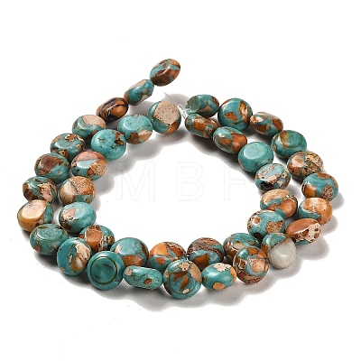 Synthetic Regalite/Imperial Jasper/Sea Sediment Jasper Beads Strands G-F765-M02-01-1