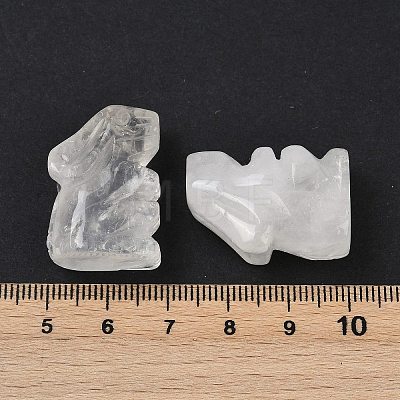 Natural Quartz Crystal Rabbit Display Decorations G-R007-02I-1