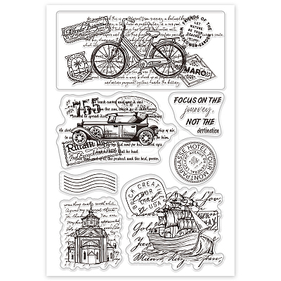 Custom PVC Plastic Clear Stamps DIY-WH0448-0215-1