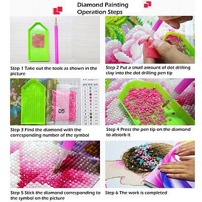 DIY Diamond Painting Stickers Kits For Kids DIY-G115-04B-1