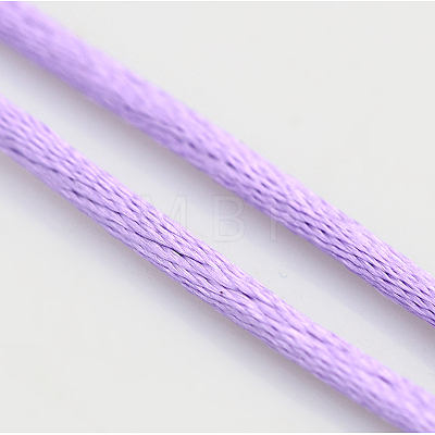 Macrame Rattail Chinese Knot Making Cords Round Nylon Braided String Threads X-NWIR-O001-A-12-1