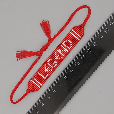 Miyuki Seed Braided Bead Bracelet BJEW-P269-26-1