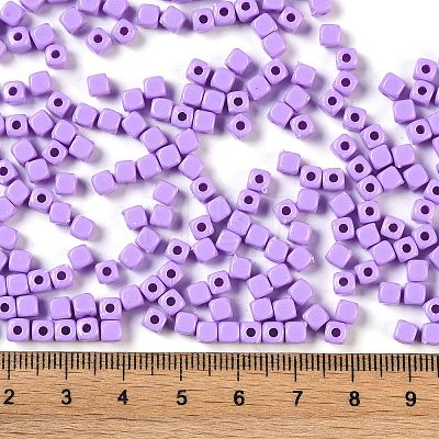 Opaque Acrylic Beads OACR-B025-06F-1