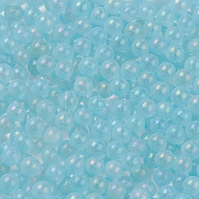 Luminous Transparent Glass Seed Round Beads GLAA-F124-D07-B-1