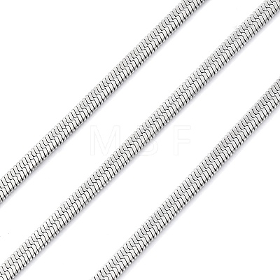 304 Stainless Steel Snake Chains CHS-M009-05P-01-1