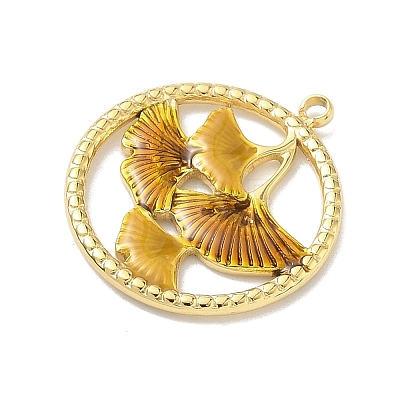 304 Stainless Steel Enamel Pendants STAS-G371-04G-03-1