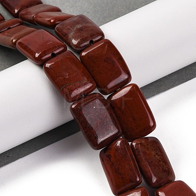 Natural Red Rainbow Jasper Beads Strands G-T047-B19-01-1