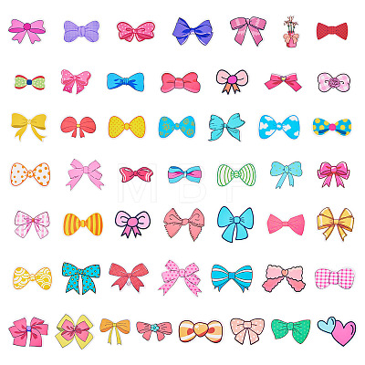 50Pcs PVC Paper Picture Stickers DIY-TAC0010-39-1