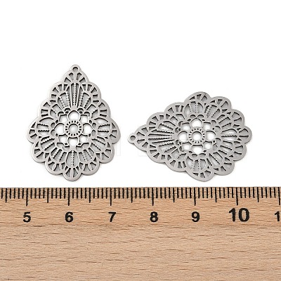 201 Stainless Steel Pendants STAS-U052-02F-P-1