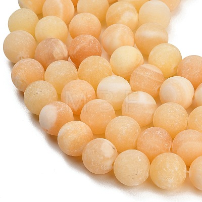 Natural Yellow Calcite Beads Strands GG-CBAA3AB-03-14mm-1