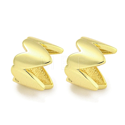 Brass Cuff Earrings EJEW-C104-073G-1