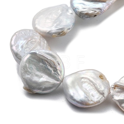 Natural Baroque Keshi Pearl Beads Strands PEAR-P064-08A-01A-1