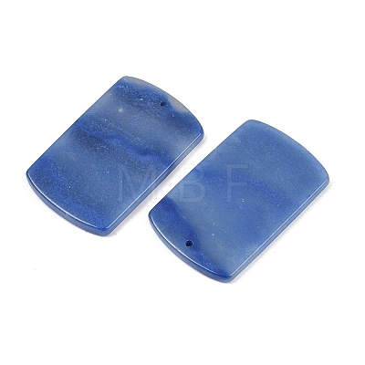 Natural Blue Aventurine(Dyed & Heated) Pendants G-K354-14B-1