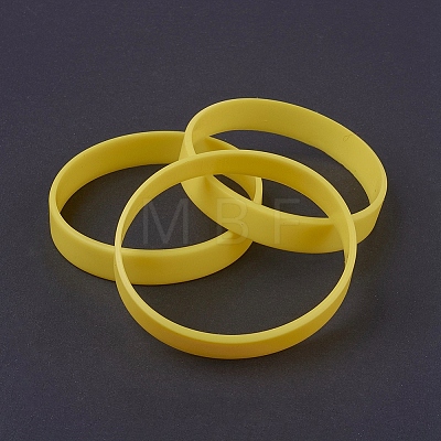 Silicone Wristbands Bracelets LS-BJEW-J176-180-19-1