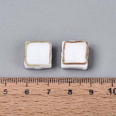 Handmade Gold Sand Lampwork Beads LAMP-N041-01K-1