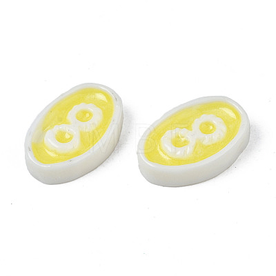 Opaque Resin Cabochons CRES-S302-59B-1