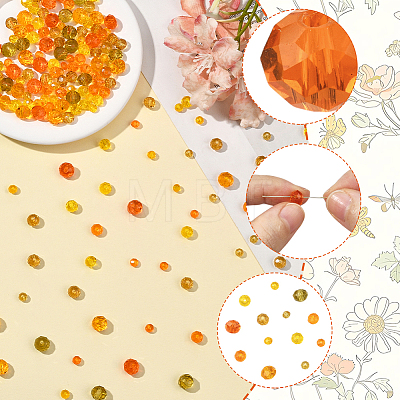 900Pcs 9 Colors Thanksgiving Day Theme Glass Beads Strands EGLA-SP0001-36-1