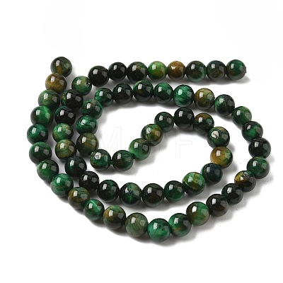 Dyed Natural Tiger Eye Beads Strands G-G102-A01-02-1