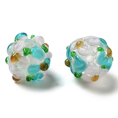 Handmade Lampwork Beads Strands LAMP-N021-015A-12-1