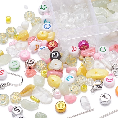 Natural Stone Chip Beads DIY Jewelry Set Making Kit DIY-YW0004-70C-1