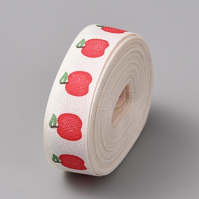 Cotton Ribbons SRIB-WH0011-474A-1