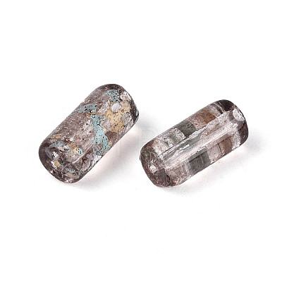 Picasso Transparent Glass Bugle Beads SEED-N010-02L-1