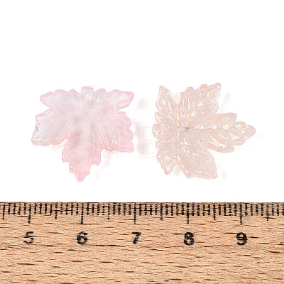 Baking Paint Transparent Glass Pendants LS-DGLA-N014-11B-03-1