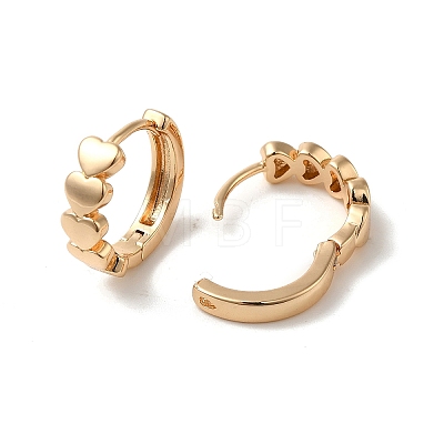Brass Hoop Earrings for Women EJEW-M238-36KCG-1