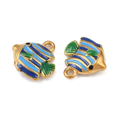 304 Stainless Steel Enamel Pendants STAS-C150-01H-1