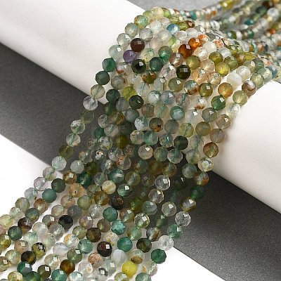 Natural Agate Beads Strands G-C137-A02-02-1