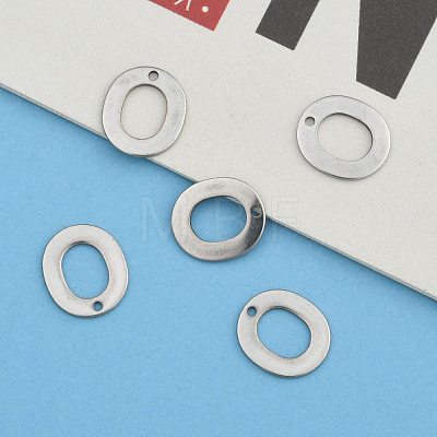 Tarnish Resistant 304 Stainless Steel Letter Charms STAS-O072-O-1