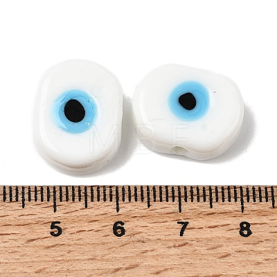 Handmade Evil Eye Lampwork Beads LAMP-G168-02-06-1