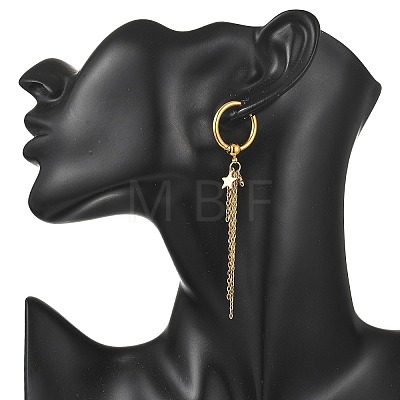 3 Pairs 3 Styles 304 Stainless Steel Hoop Earring for Women EJEW-JE07102-1