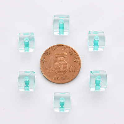 Transparent Acrylic Beads TACR-S154-12A-68-1