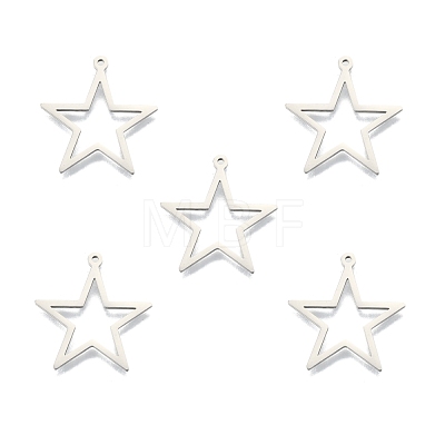 Non-Tarnish 201 Stainless Steel Pendants STAS-N098-096P-1