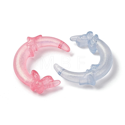 Luminous Transparent Acrylic Beads LACR-S001-10-1