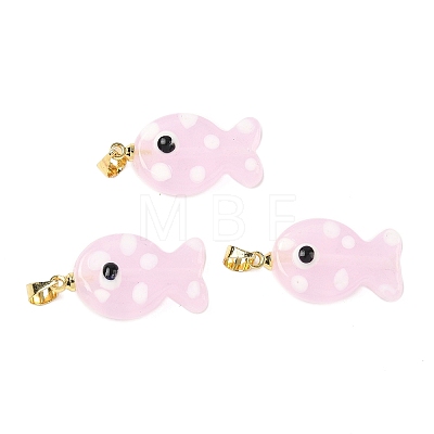 Handmade Lampwork Pendants LAMP-G168-04-1