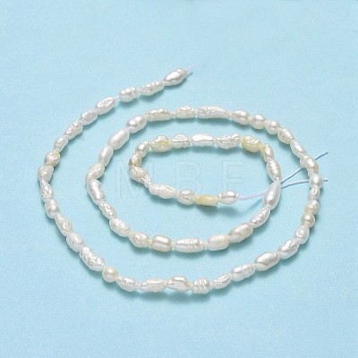 Natural Cultured Freshwater Pearl Beads Strands PEAR-J006-03F-01-1