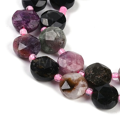 Natural Colorful Tourmaline Beads Strands G-C116-A25-01-1