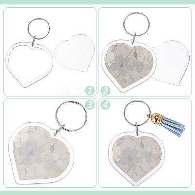 DIY Keychain Making Kits DIY-WR0005-44-1