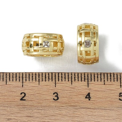Rack Plating Brass Beads KK-A220-24I-G-1