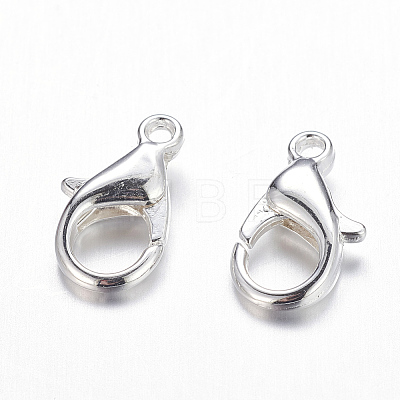 Zinc Alloy Lobster Claw Clasps PALLOY-R042-303-S-NF-1