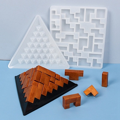 Pyramid Puzzle Silicone Molds DIY-F110-01-1