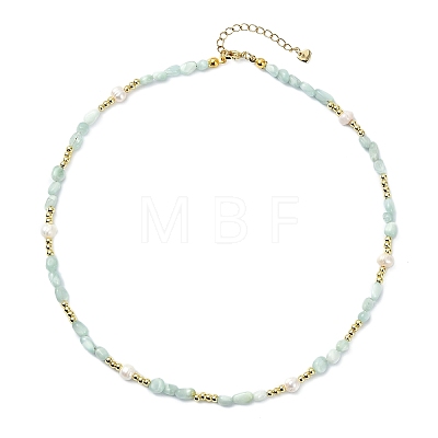 Natural Glass Tumbled Stone NJEW-JN06287-1