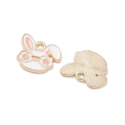 Easter Alloy Enamel Pendants LS-ENAM-I055-01KCG-03-1